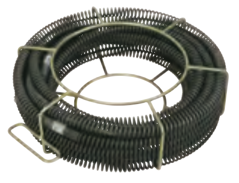 Vamzdžių valymo spiralė su plastikine šerdimi Ø 22 mm, 4,5 m (900.2442, KS TOOLS)
