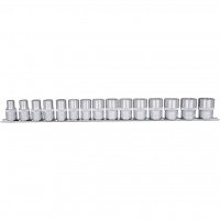 1/2 col. 12 briaunų galvučių rinkinys, 10–24 mm, 15 vnt. (911.1285, KS TOOLS)