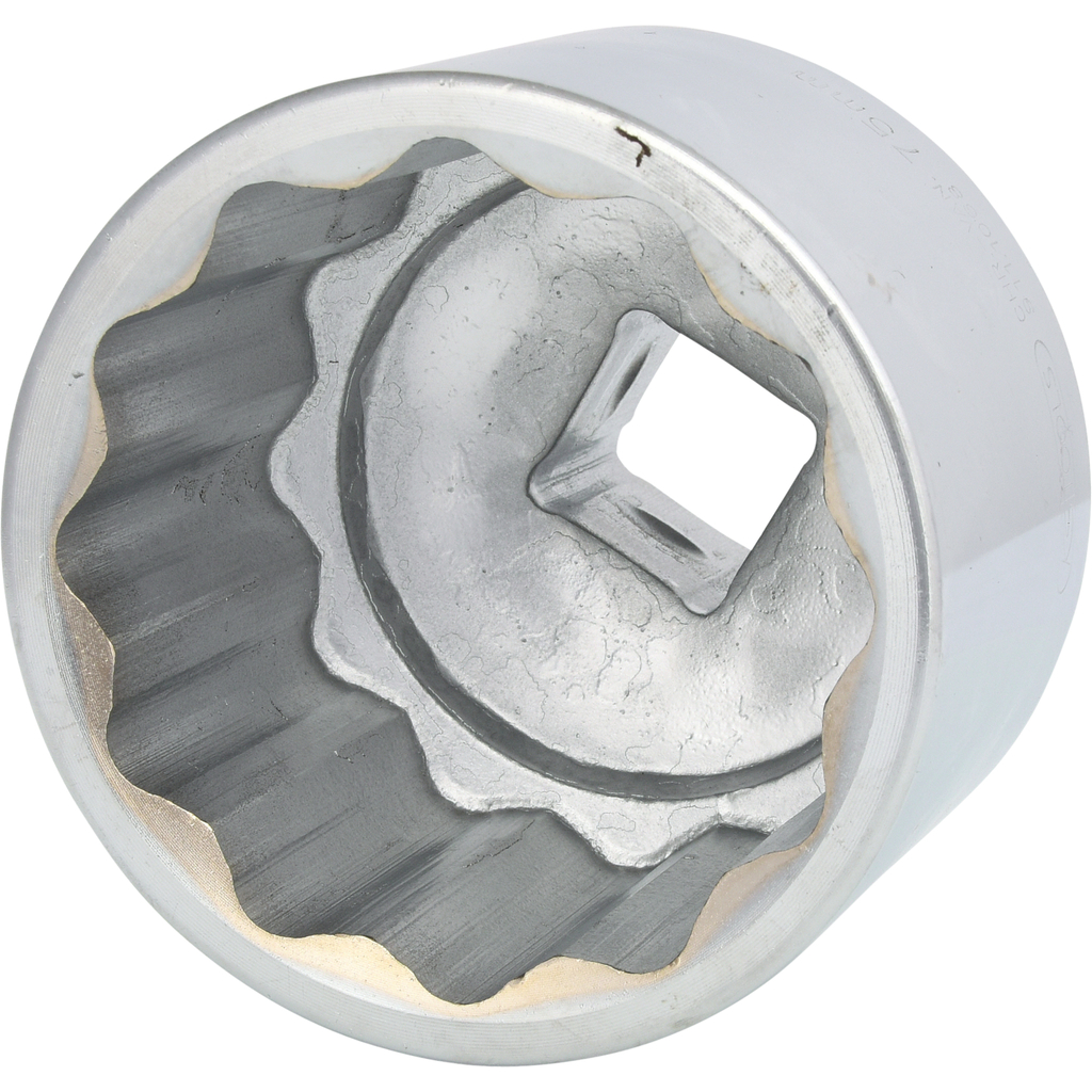 1″ 12-point socket, short, 75 mm (911.1068, KS TOOLS)
