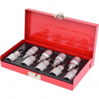 1/2" Torx antgalinių galvučių rinkinys, T20–T60, 9 vnt. (911.1385, KS TOOLS)