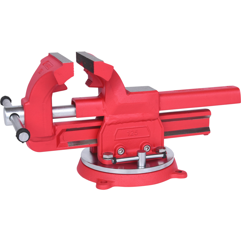 Lygiagretieji spaustuvai su pasukamu pagrindu, 125 mm (914.0030, KS TOOLS)