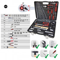 1/2" universalus įrankinis rinkinys, 47 vnt. (917.0047, KS TOOLS)