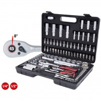 Galvučių rinkinys 1/4"+1/2", 96 vnt. (917.0796, KS TOOLS)