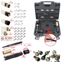 Rim lock removal set, 15 pcs (913.1430, KS TOOLS)