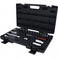 3/8" galvučių rinkinys, 8–24 mm, 22 vnt. (911.3995, KS TOOLS)