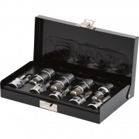 1/2" CHROMEplus vidinio šešiabriaunio antgalinių galvučių rinkinys, trumpos, 4–17 mm, 9 vnt. (918.1330, KS TOOLS)