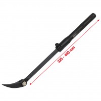 Teleskopisks šarnīra rullīšu lauznis, 325–460 mm (911.8186, KS TOOLS)