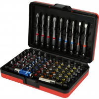1/4" TORSIONpower antgalių rinkinys dėžutėje, 71 vnt. (918.3070, KS TOOLS)