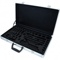 EMPTY-ALUMINIUM-CASE for set 918.0702 (550 X 320 X 77mm)+ EVA foam+Spong Cover (918.0702-99, KS TOOLS)