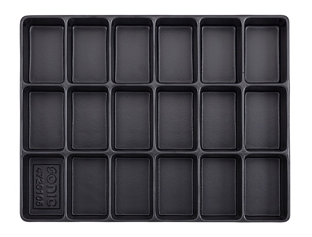 Plastic organiser tray with compartments (4720105, SONIC)