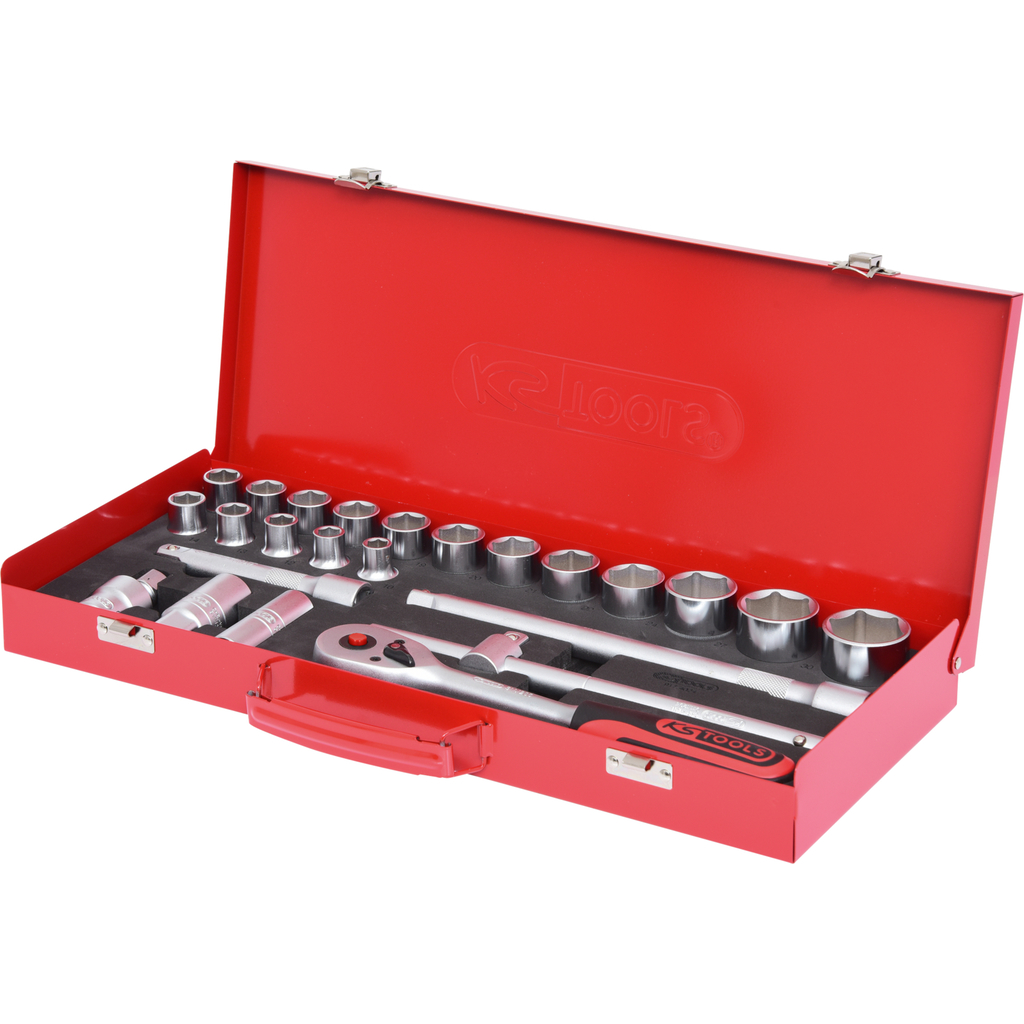 1/2" šešiabriaunių galvučių rinkinys, 24 vnt. (917.4024, KS TOOLS)