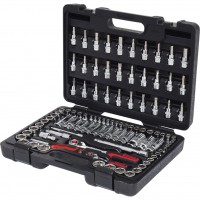 CHROME+ socket set, 99pcs, 1/4"+3/8" (918.0699, KS TOOLS)
