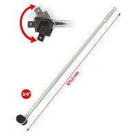 3/4" lankstinė svirtinė rankena, 975 mm (918.1801, KS TOOLS)
