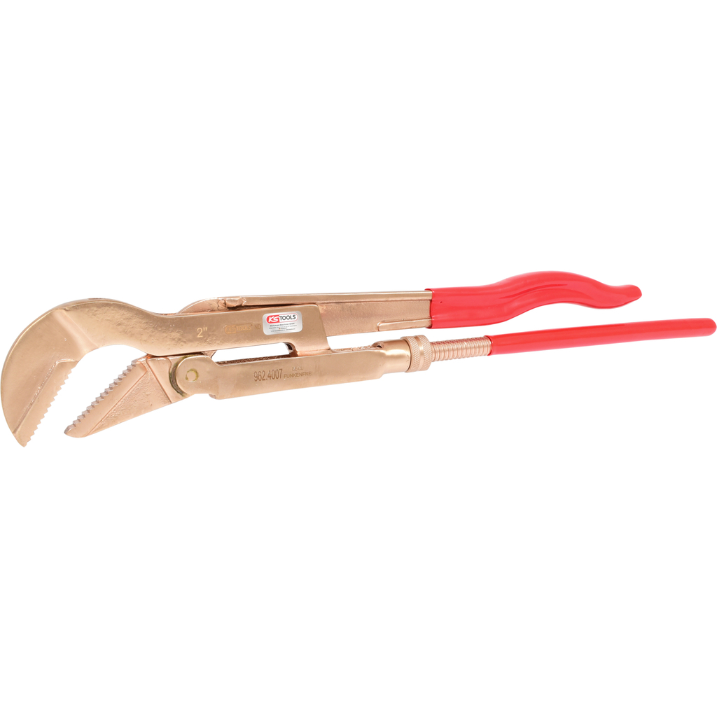 BERYLLIUM+ Elbow pipe wrench 2" (962.4007, KS TOOLS)
