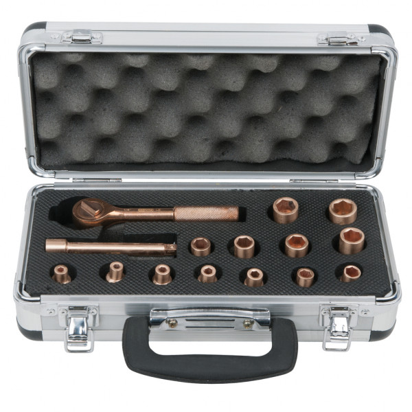 BERYLLIUM+ Socket set 1/4" 16-pcs. (962.1485, KS TOOLS)