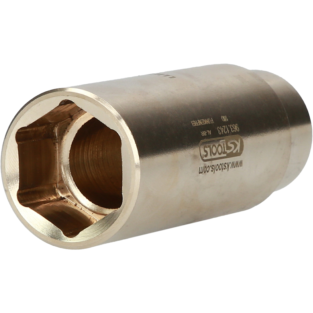 BRONZEplus ilga šešiabriaunė galvutė 1/2", 34 mm (963.1247, KS TOOLS)