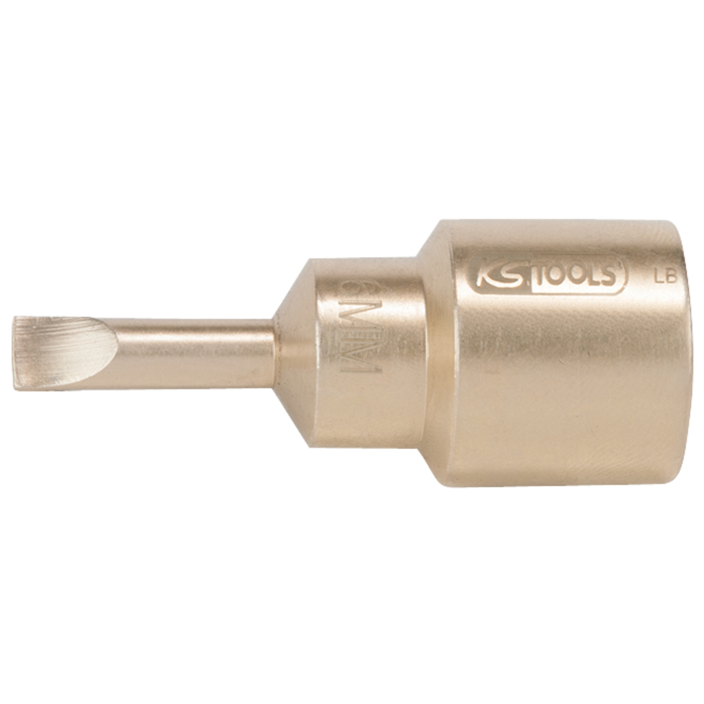BRONZEplus plakana uzgaļa muciņa 1/2", 10 mm (963.1295, KS TOOLS)