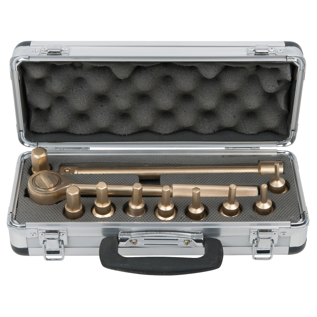 BRONZEplus uzgaļu muciņu komplekts 1/2 collas, 12 gab. (963.1323, KS TOOLS)