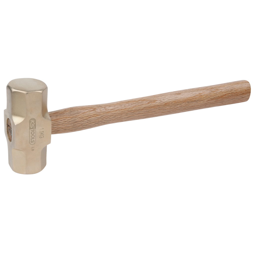BRONZE+ Mining hammer 3500 g, with hickory handle (963.2083, KS TOOLS)