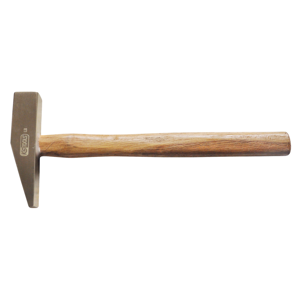 Mūrininko plaktukas BRONZE+, kibirkščių nesukeliantis, 800 g, hikorio kotas (963.2161, KS TOOLS)