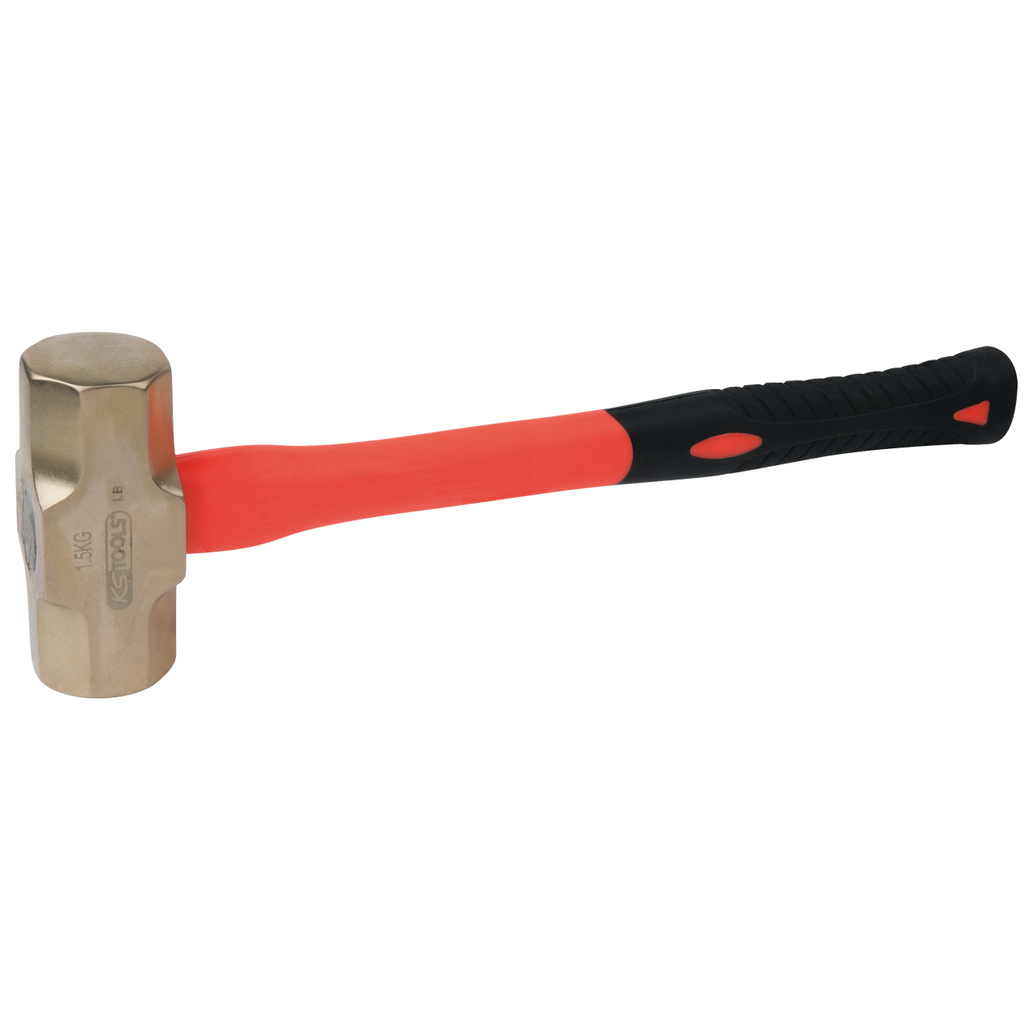 BRONZE+ Mining hammer 5000 g, with fibreglass handle (963.2090, KS TOOLS)