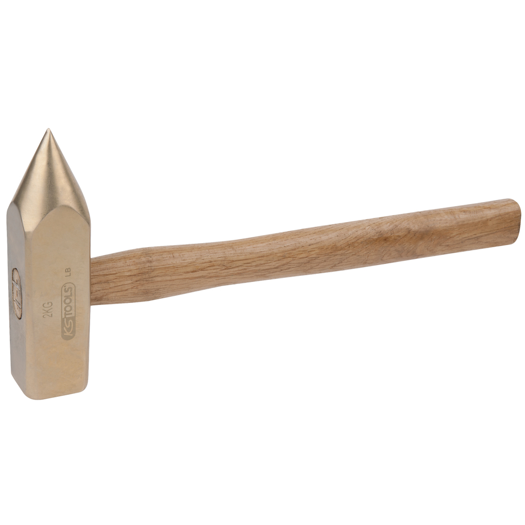 BRONZE+ Hole/Drift punch 2000 g, with hickory handle (963.2131, KS TOOLS)