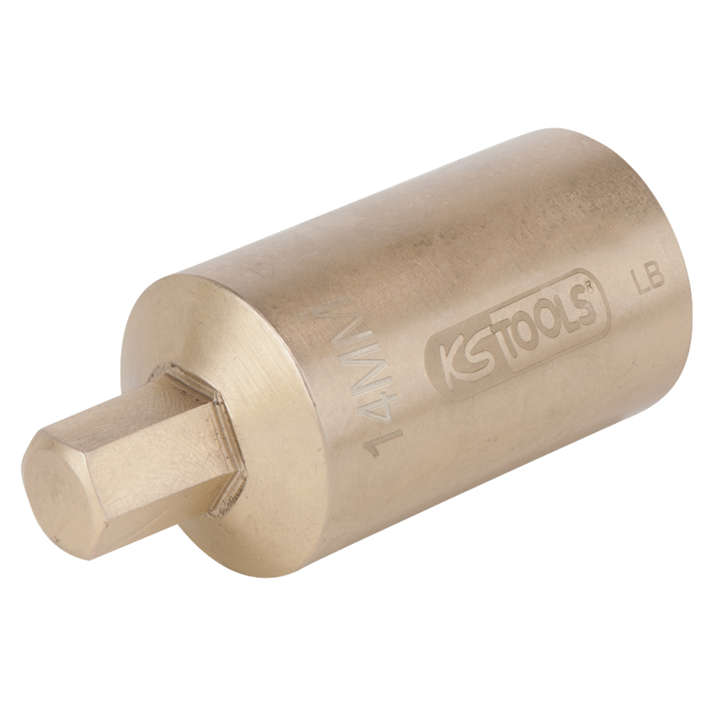 Galvutė su vidinio šešiabriaunio antgaliu BRONZE+, kibirkščių nesukelianti, 3/4", 36 mm (963.3473, KS TOOLS)