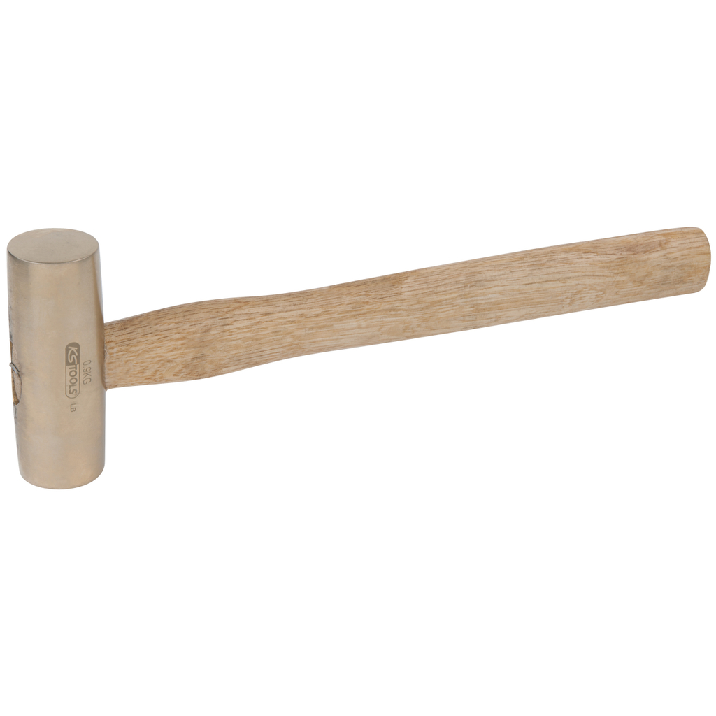 Kalimo kūjelis BRONZE+, kibirkščių nesukeliantis, 2700 g, hikorio kotas (963.2182, KS TOOLS)