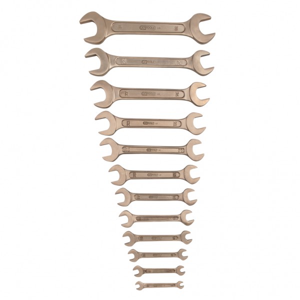 BRONZE+ Double open ended spanner -set 12 (963.7064, KS TOOLS)