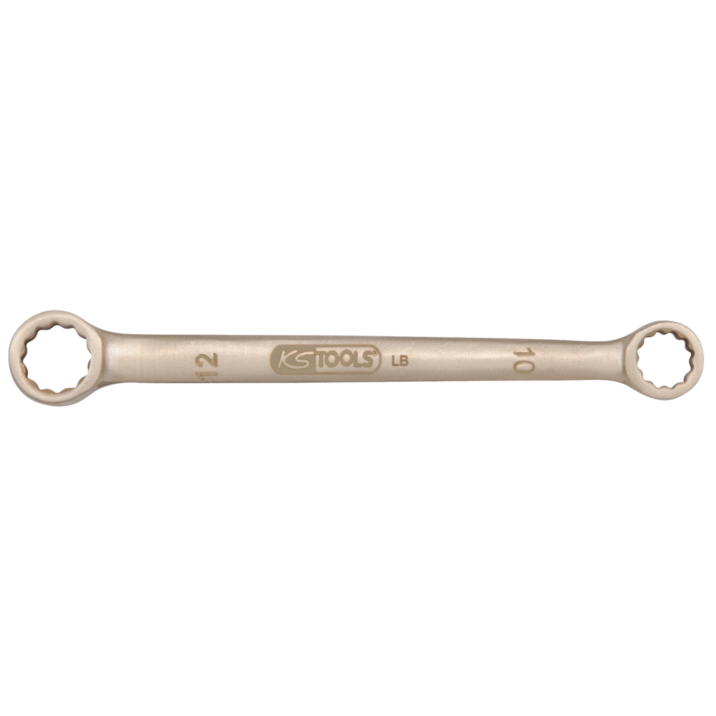 BRONZE+ Double ended ring spanner offset straight 36x41 mm (963.7510, KS TOOLS)