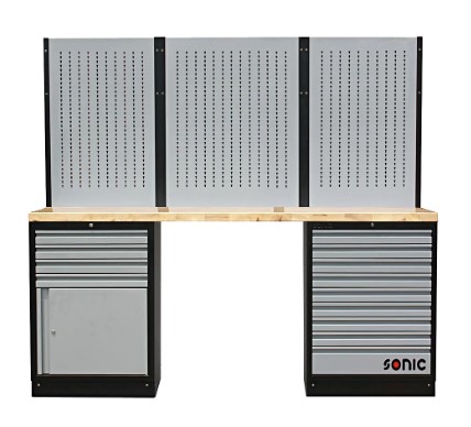Instrumentu skapis ar darba virsmu (4731511, SONIC)