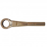 BRONZE+ nekibirkščiuojantis vienpusis žiedinis raktas, lenktas, 22 mm (963.8013, KS TOOLS)
