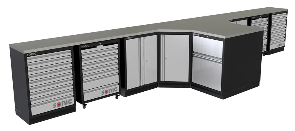 Tool cabinet set 6140mm Sonic Equipment (4731533, SONIC)