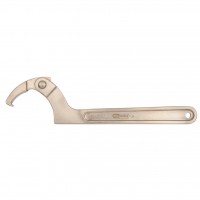 BRONZE+ Swivel head hook spanner Ø32-75 mm (963.8207, KS TOOLS)