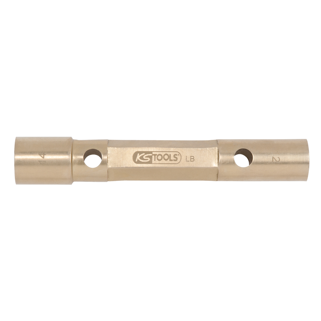BRONZE+ Hexagonal socket spanner double- sided 10x11 mm (963.8395, KS TOOLS)