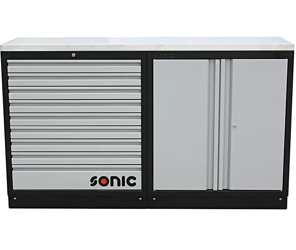 Darbastalis su nerūdijančio plieno stalviršiu (4731705, SONIC)