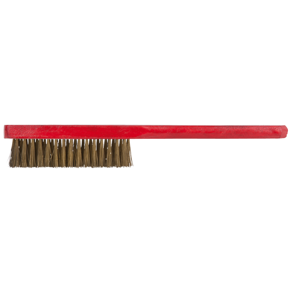 Rankinis šepetys, alavinės bronzos viela, banguota, 5 eilės (BRONZE+) (963.9586, KS TOOLS)