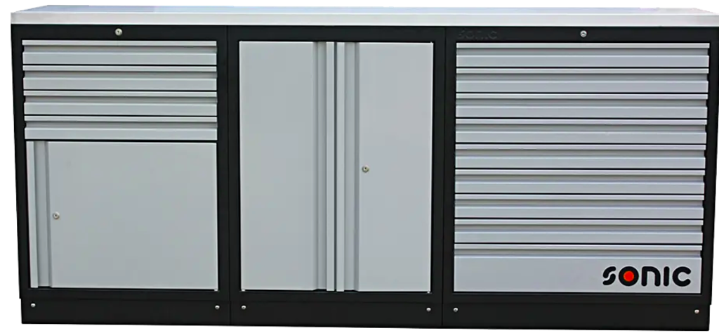 Workbench/ tool cabinet set MSS setup 2193mm 4731804 Sonic Equipment (4731805, SONIC)