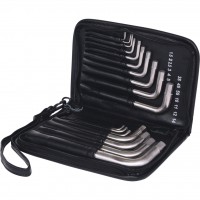 Titaninių šešiabriaunių L formos raktų rinkinys, 17 vnt., 1,5-14 mm (965.2004, KS TOOLS)