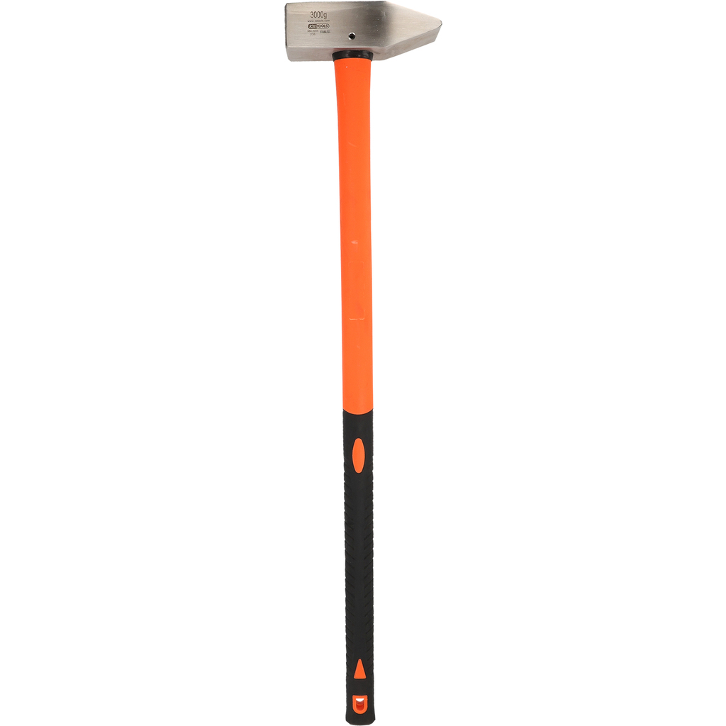 Atslēdznieka āmurs ar stikla šķiedras kātu, nerūsējošais tērauds, 3000 g (964.2045, KS TOOLS)