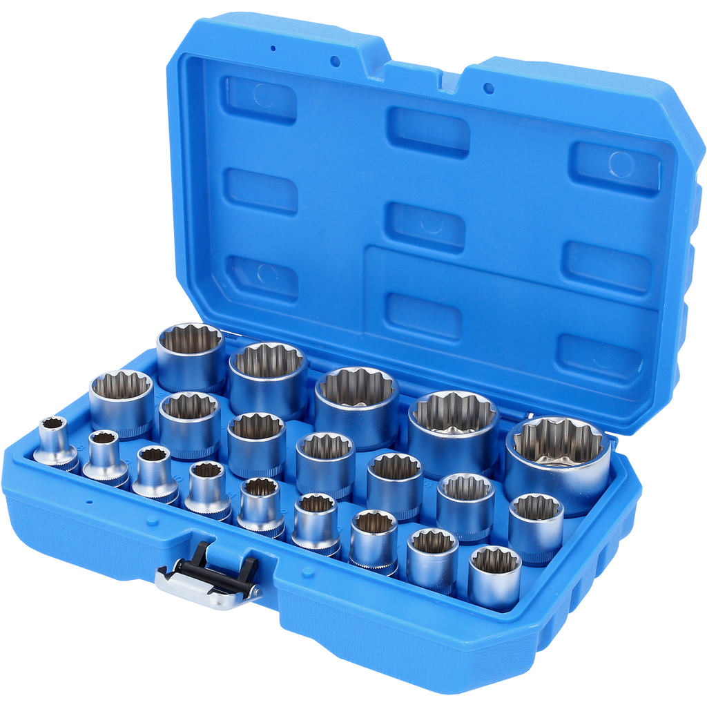 1/2" Socket Set, 12-Point, 21 pcs (BT022405, KS TOOLS)
