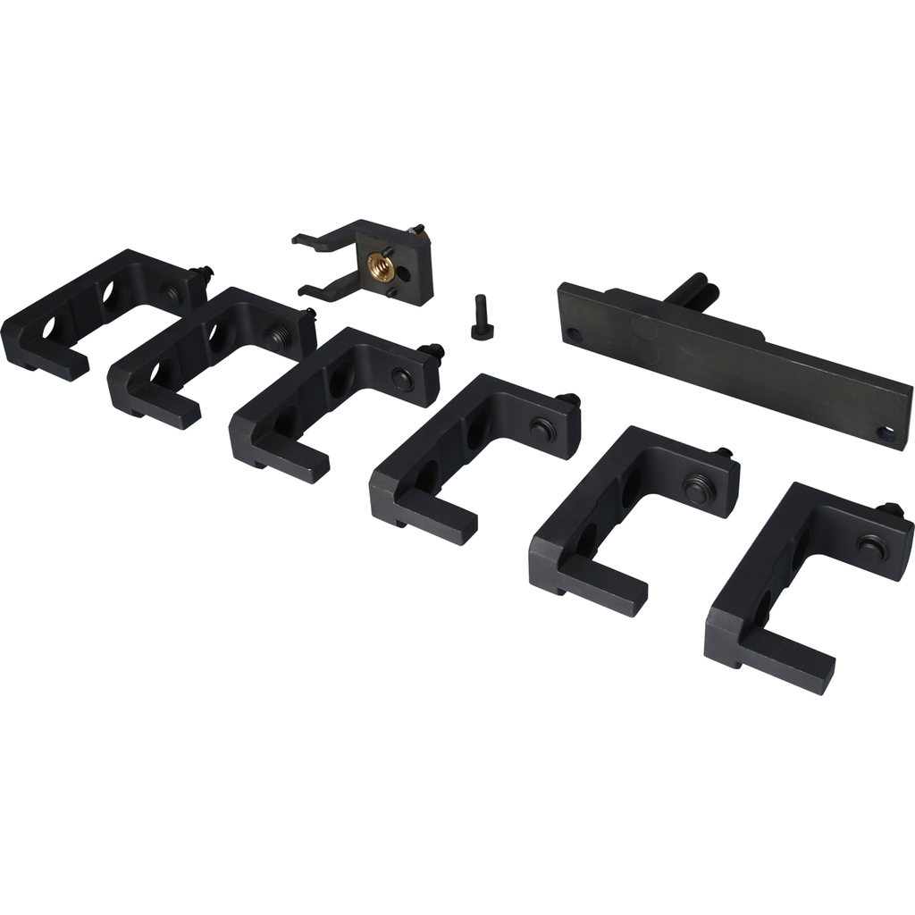 Skirstomojo veleno guolių dangtelių įrankių rinkinys BMW N51/N52, 10 vnt. (BT541120, KS TOOLS)