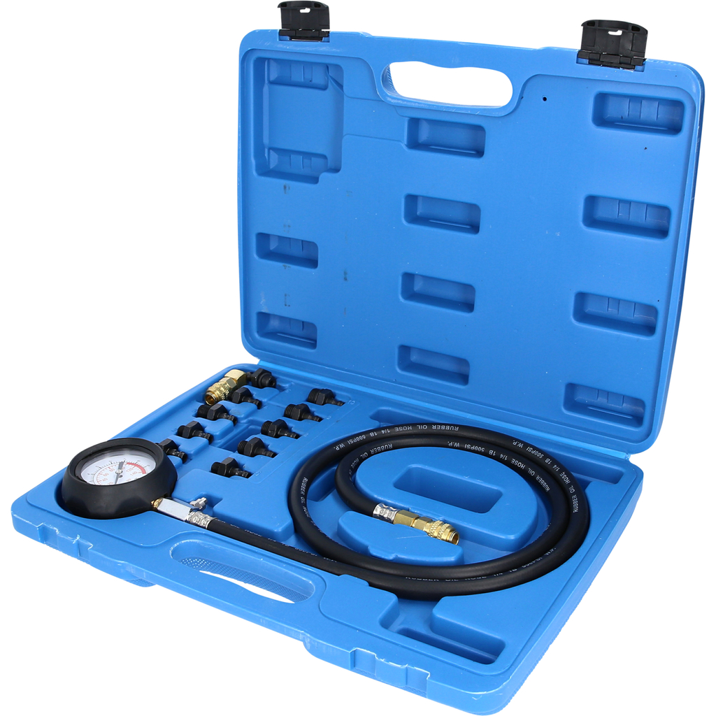Engine oil pressure tester set, 12 pcs (BT581450, KS TOOLS)