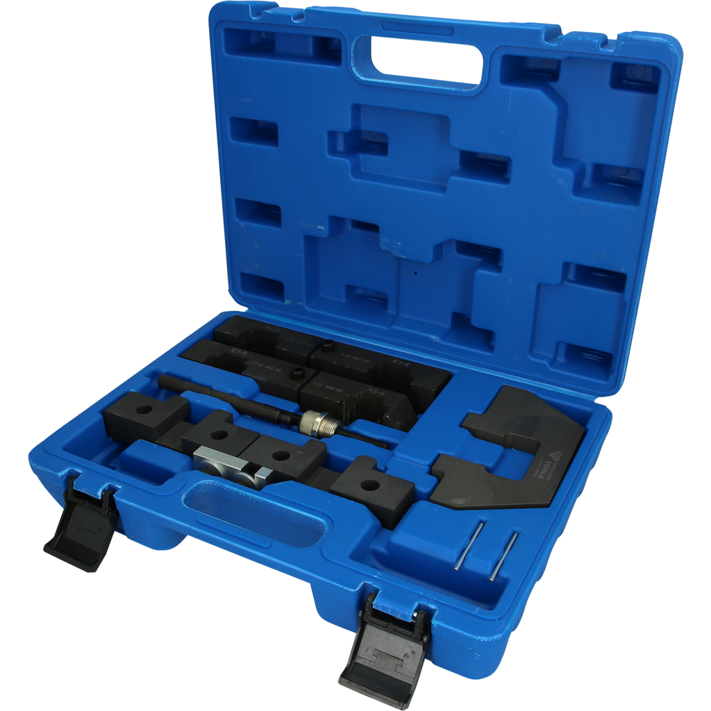 Petrol engine setting and locking tool set for BMW M40/M42/M50/M60/M62/M70, 10 pcs (BT591900, KS TOOLS)
