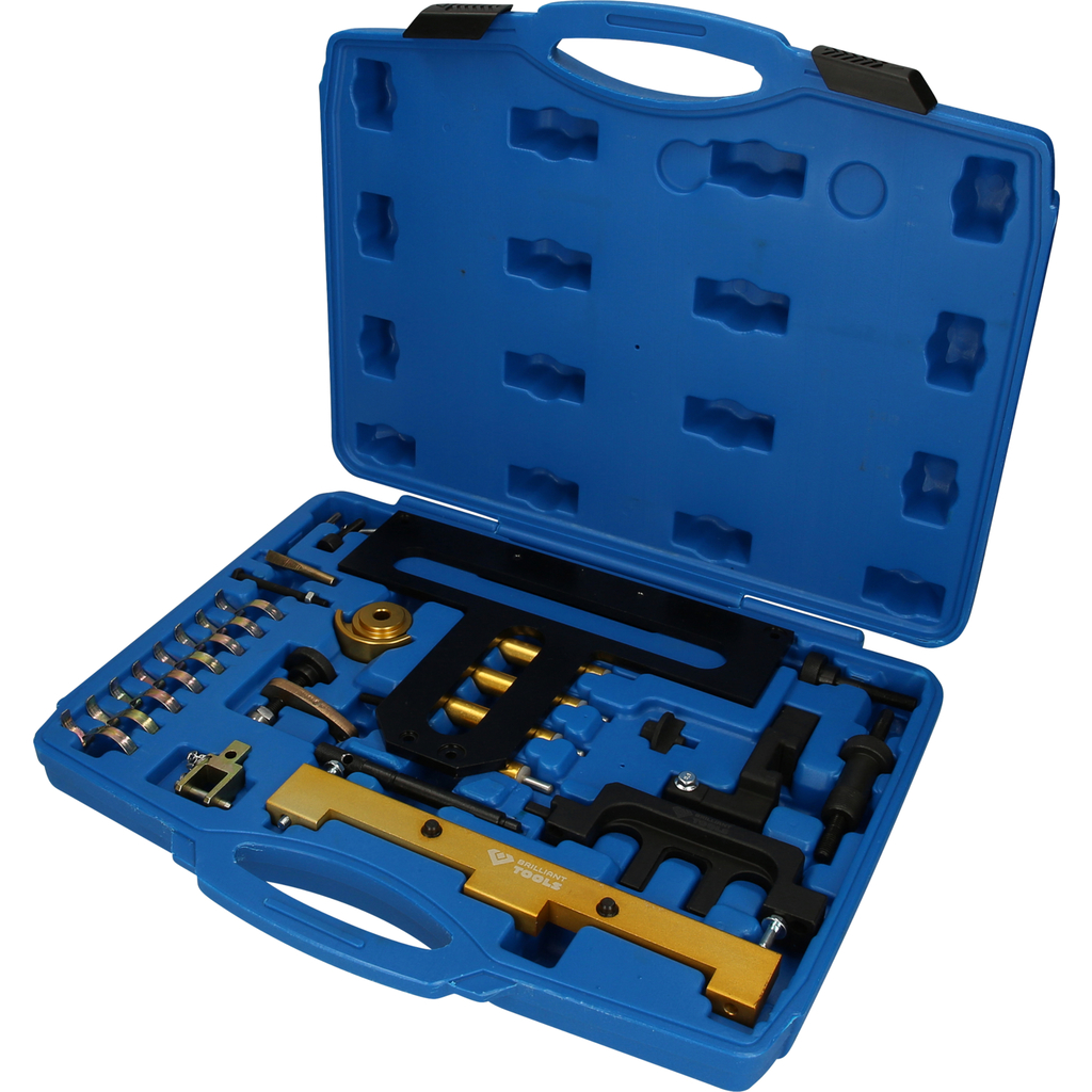 Benzīna dzinēju fāžu fiksēšanas komplekts BMW N42 / N46, 27 gab. (BT592100, KS TOOLS)
