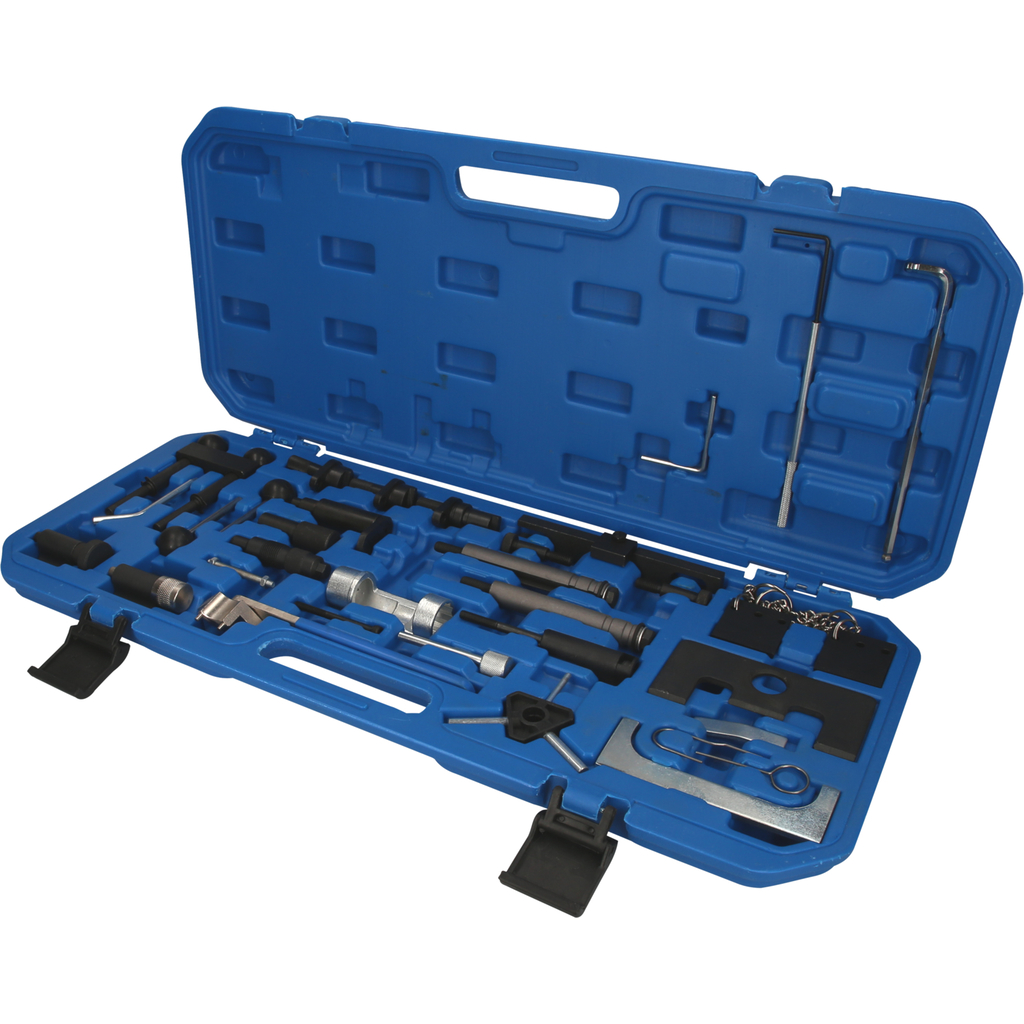 Dzinēja fāžu iestatīšanas instrumentu komplekts VAG, 31 gab. (BT597800, KS TOOLS)