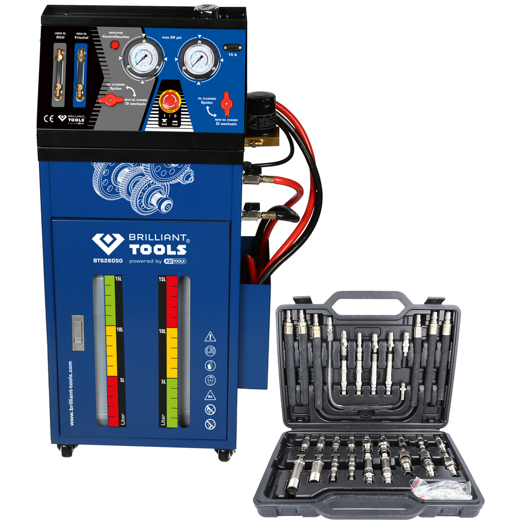 Eļļas maiņas iekārta ar adapteru komplektu (BT626050, KS TOOLS)