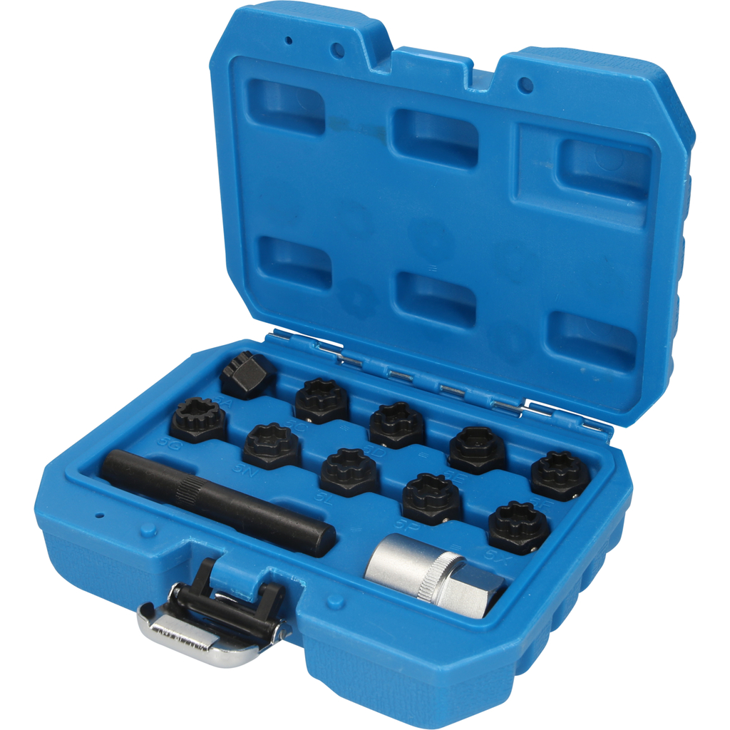 Wheel locking key set - Mercedes 12 pcs (BT691210, KS TOOLS)