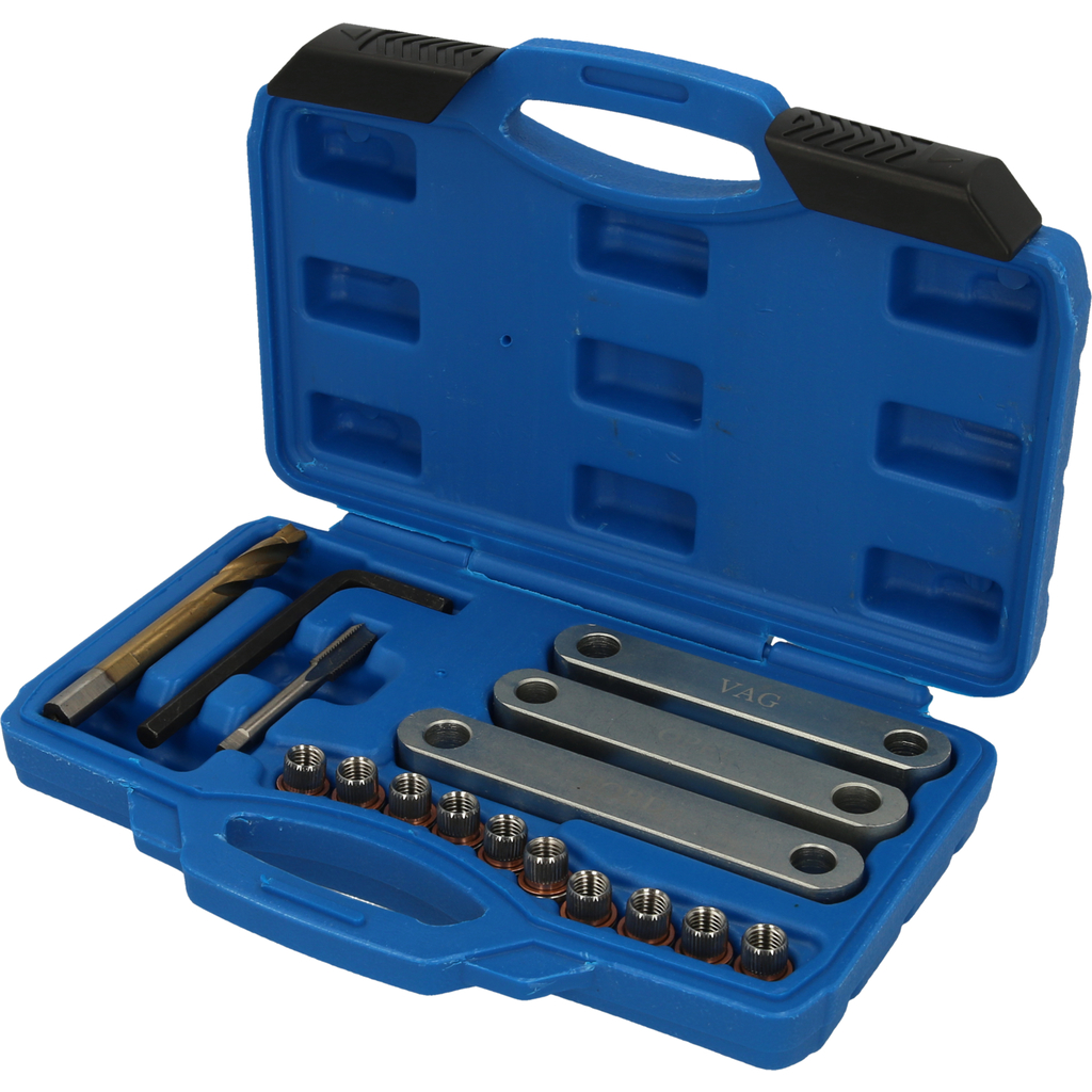 16 pcs Brake Thread Repair Kit M9x1.25 (BT701100, KS TOOLS)