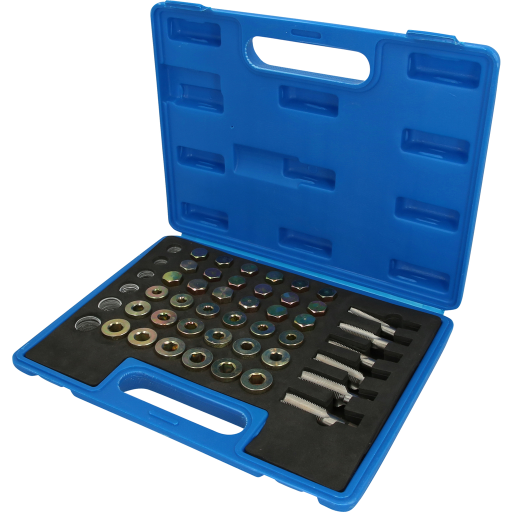 Oil pan thread repair set, 114 pcs (BT711300, KS TOOLS)